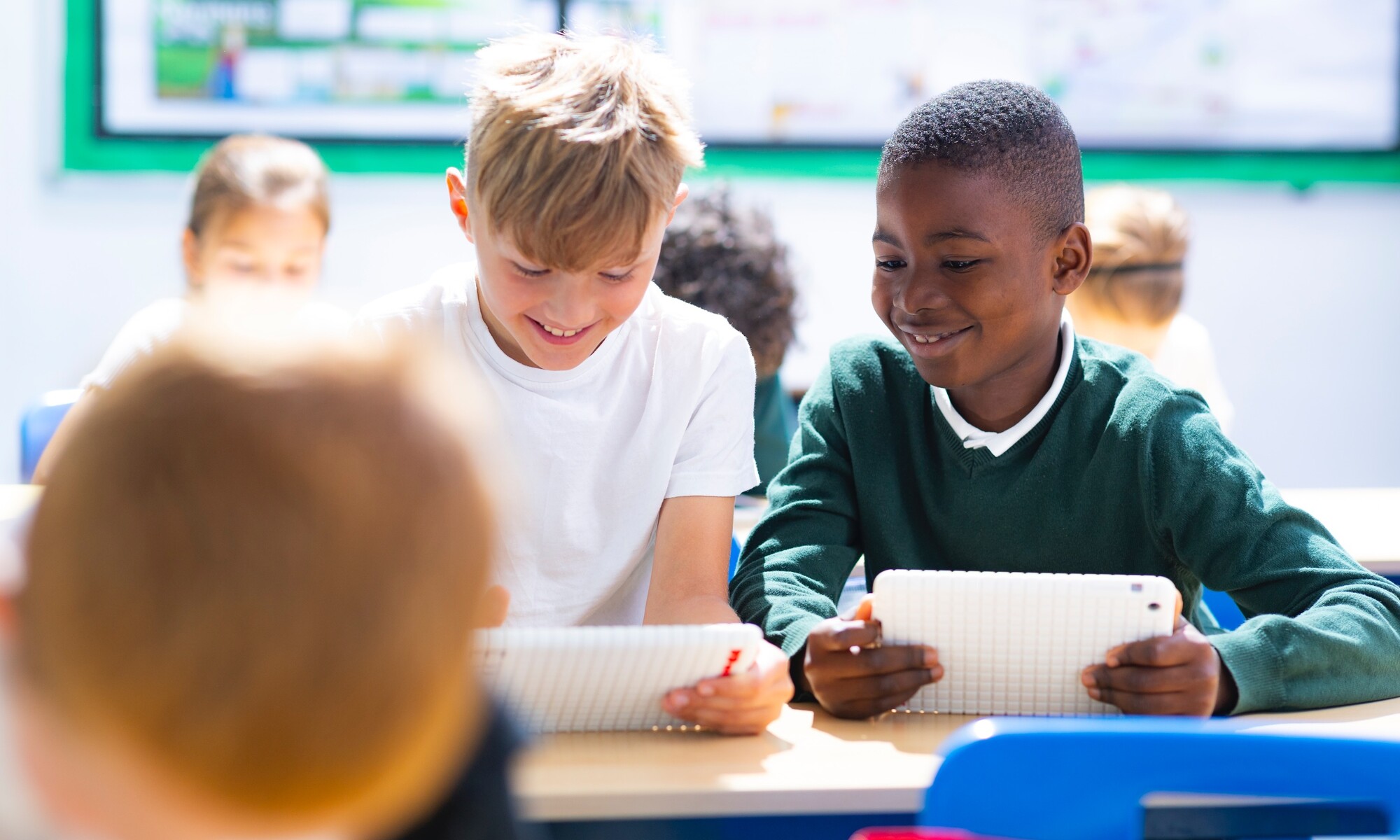 Telscombe Cliffs Academy Image of two Pupils in the Classroom